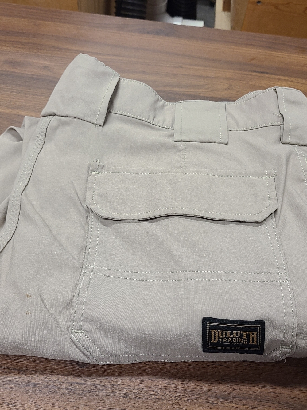 Duluth Trading Co FLEX ON THE FLY Men’s Khaki Work Pants 40x30